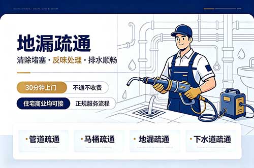 迁安地漏疏通