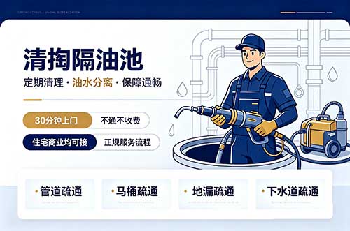 迁安清掏隔油池